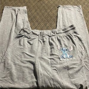 Grey Disney stitch pants